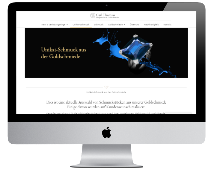 Carl Thomass Hofjuwelier Webseite